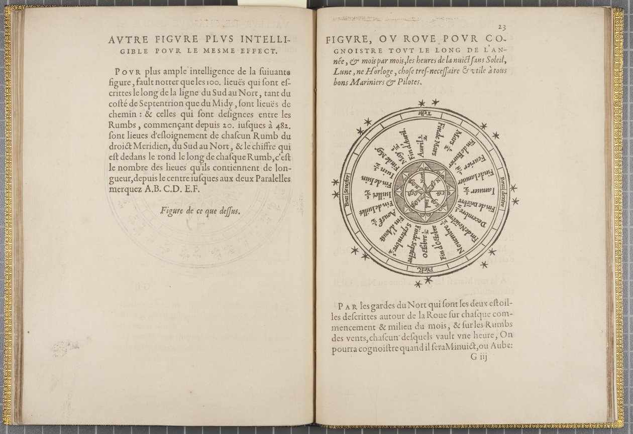 Fol 22 recto 23 verso, The Navigation of King James V, Round Scotland, Orkney Isles og Hebriderne eller Western Isles: Under Conduct of That Excellent Pilot Alexander Lindsay af Nicolas de Nicolay