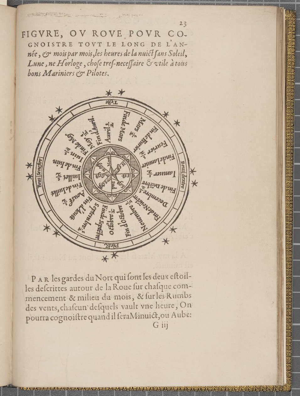 Fol 23 recto, The Navigation of King James V, Round Scotland, Orkney-øerne og Hebriderne eller Western Isles: Under ledelse af den fremragende pilot Alexander Lindsay af Nicolas de Nicolay
