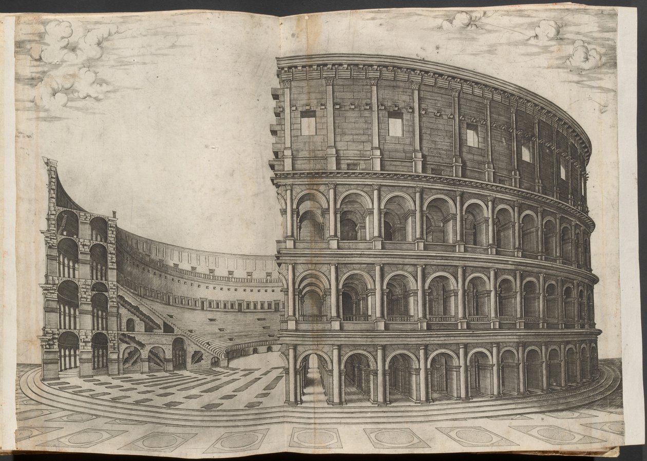 Colosseum af Nicolaus Beatrizet