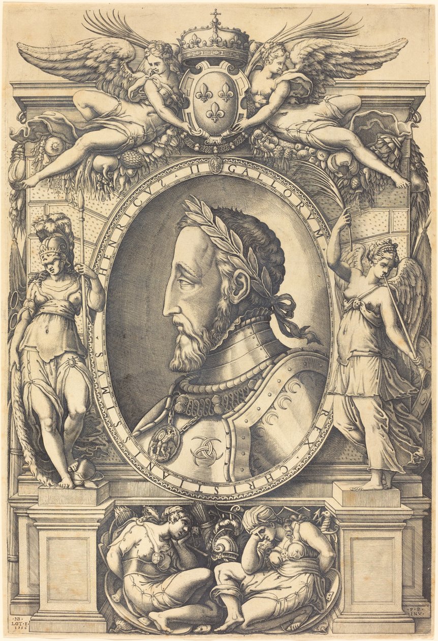 Henri II, konge af Frankrig af Nicolaus Beatrizet