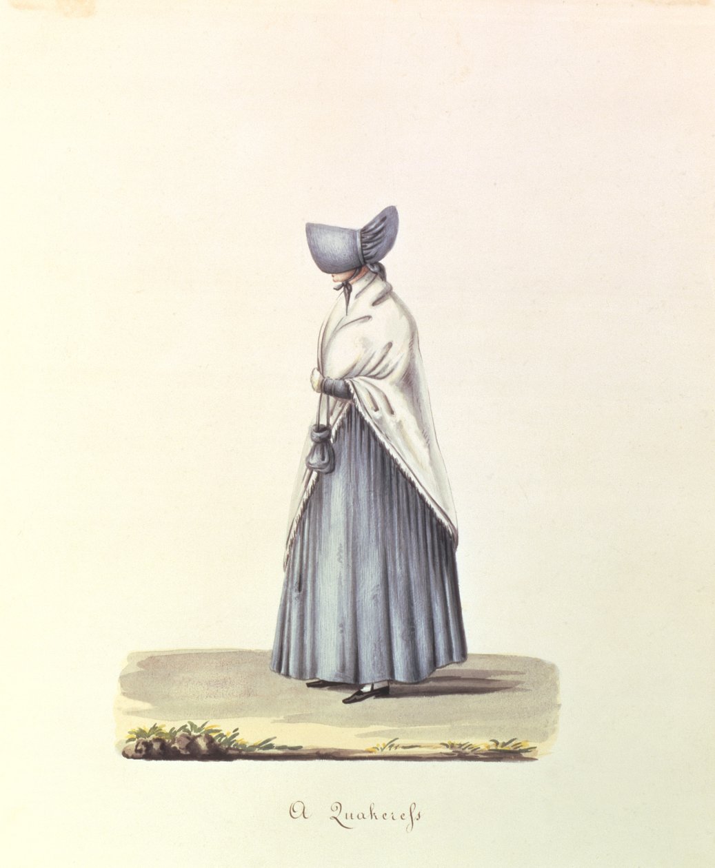 A Quakeress, ca. 1840-44 (for par se 90129) af Nicolino Calyo