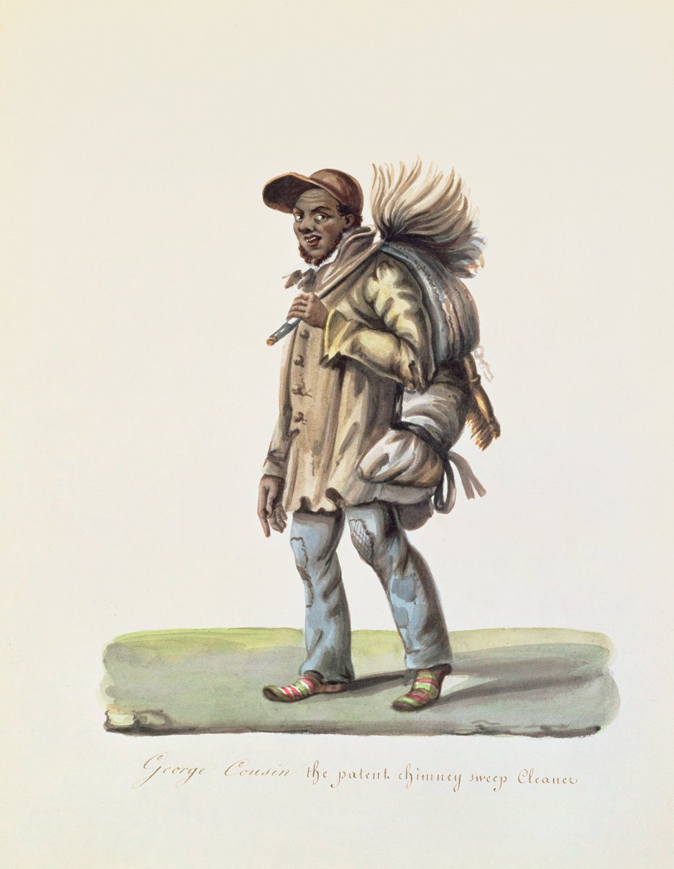 George Cousin, patentrenseren til skorstensfejeren af Nicolino Calyo