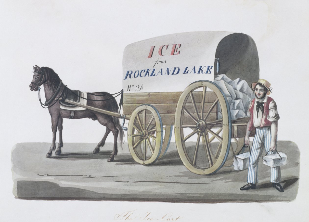 Isvognen, 1840-48 af Nicolino Calyo