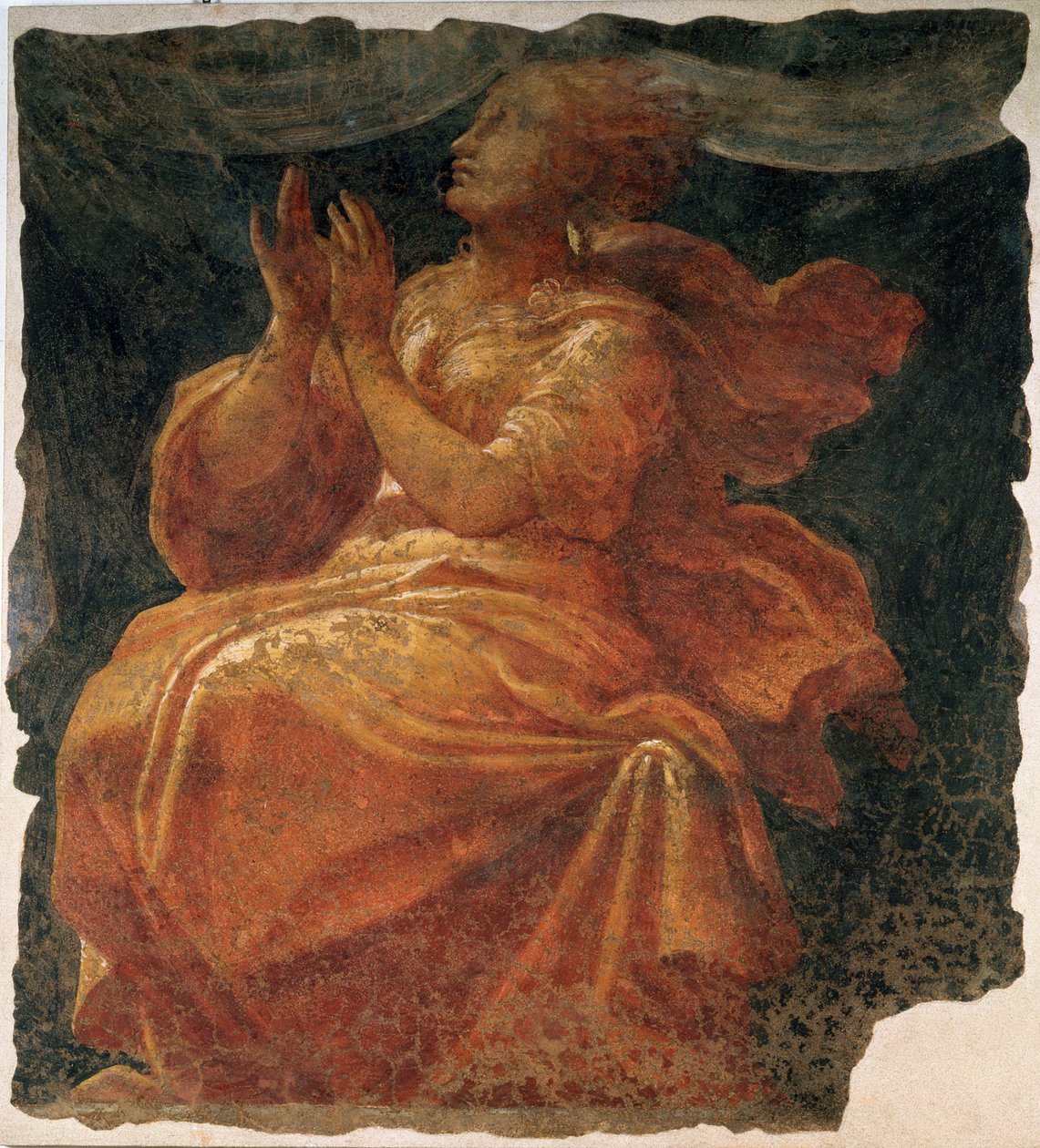 Allegorisk figur af en dyd af Nicolo dell and Fontana, Alberto Abate