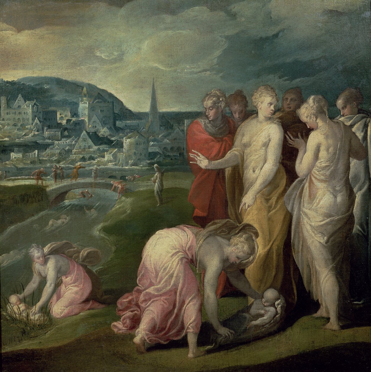 Fundet af Moses af Nicolo dell Abate