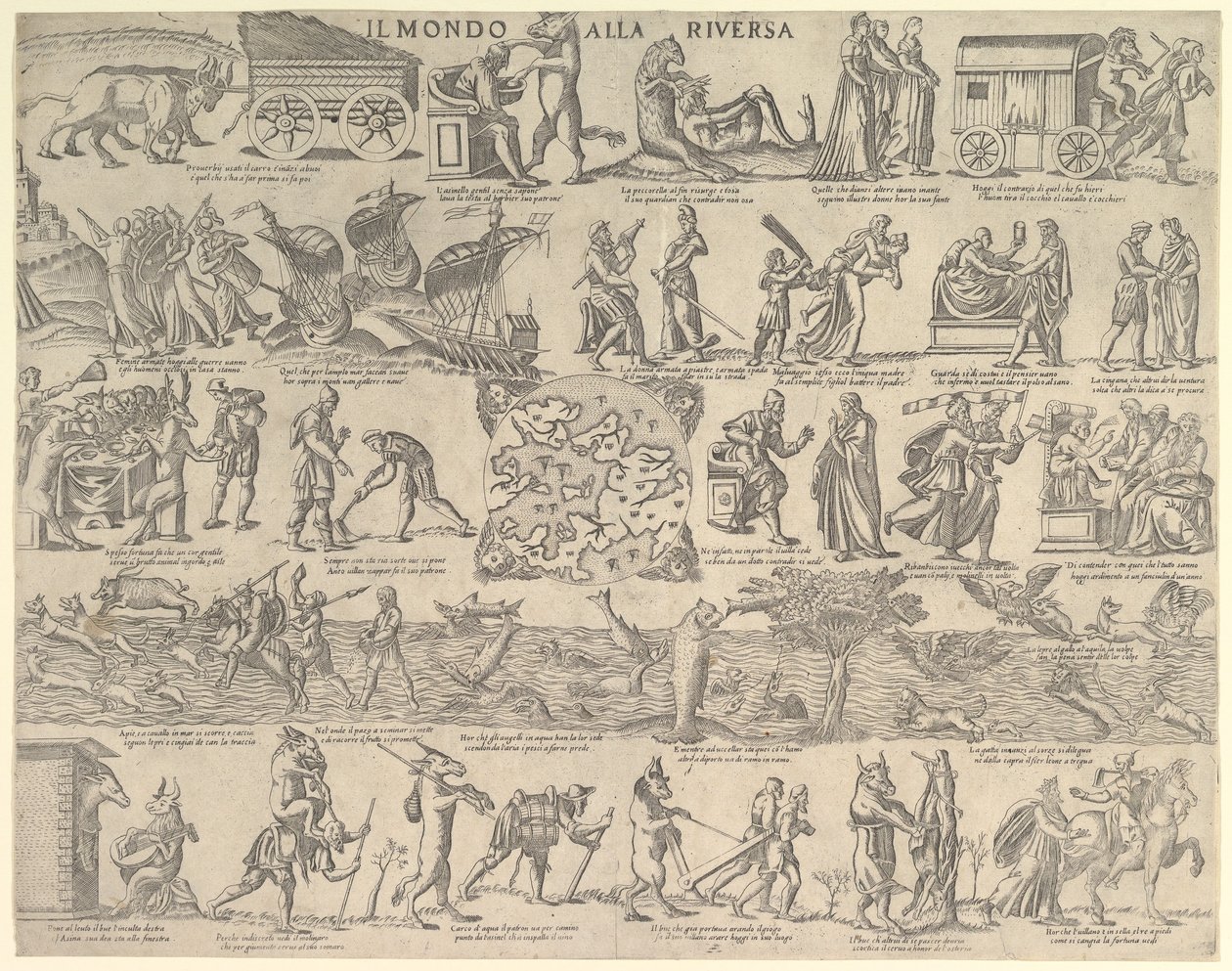 Verden vendte op og ned Verden vendte op og ned, 1552-79. af Nicolo Nelli