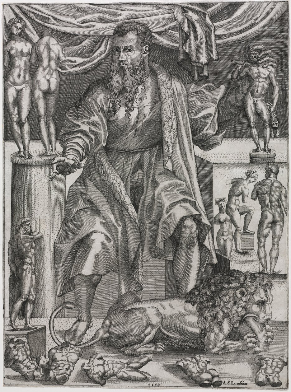 Baccio Bandinelli, 1548. af Nicolo della Casa