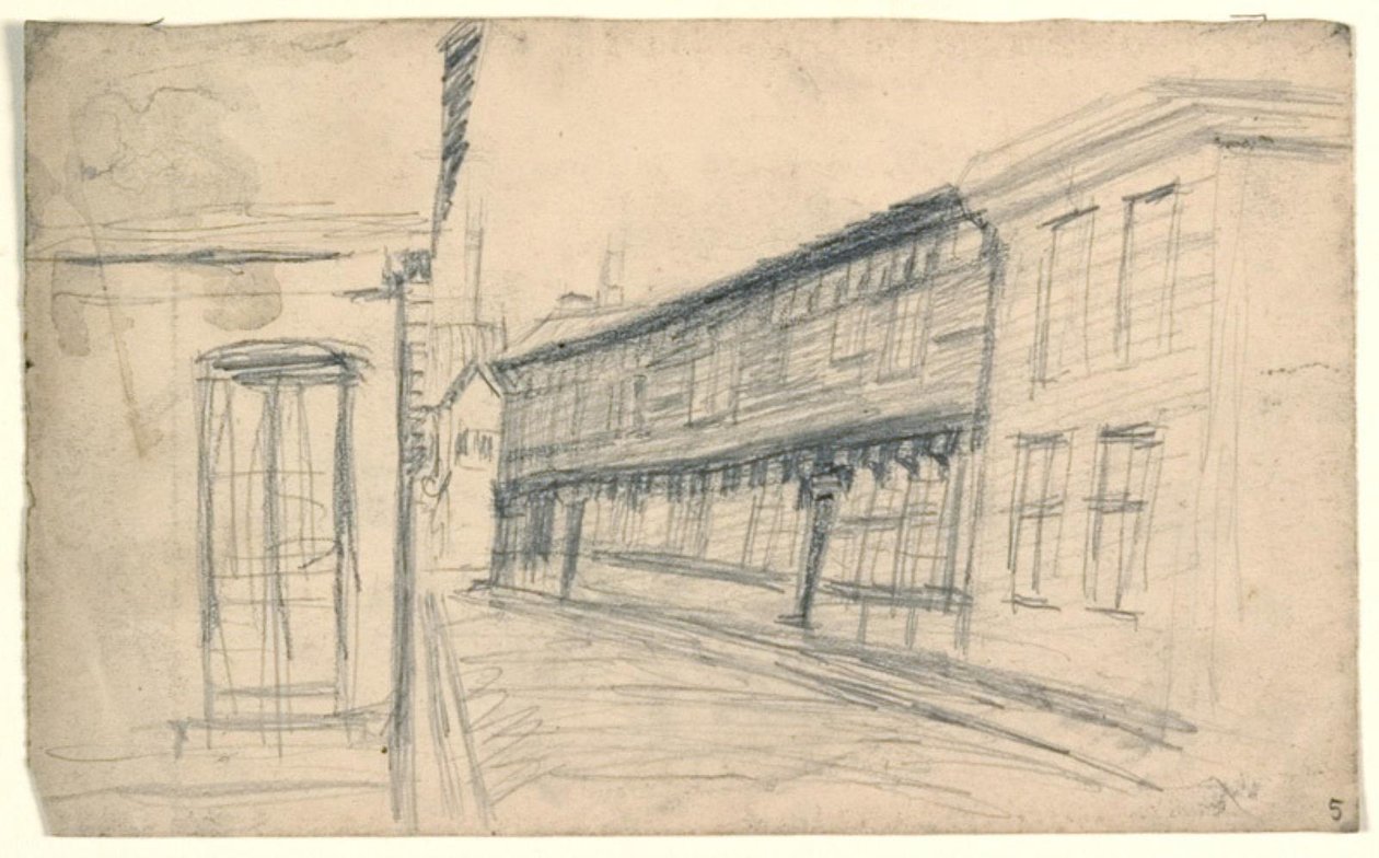 Huse langs en gade af Niels Larsen Stevns