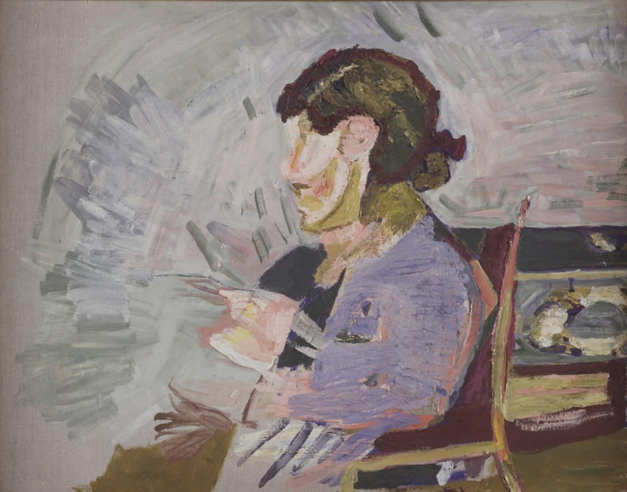 Profil af en figur af Niels Larsen Stevns