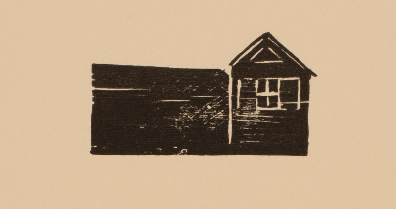 Vignet med et hus af Niels Nielsen