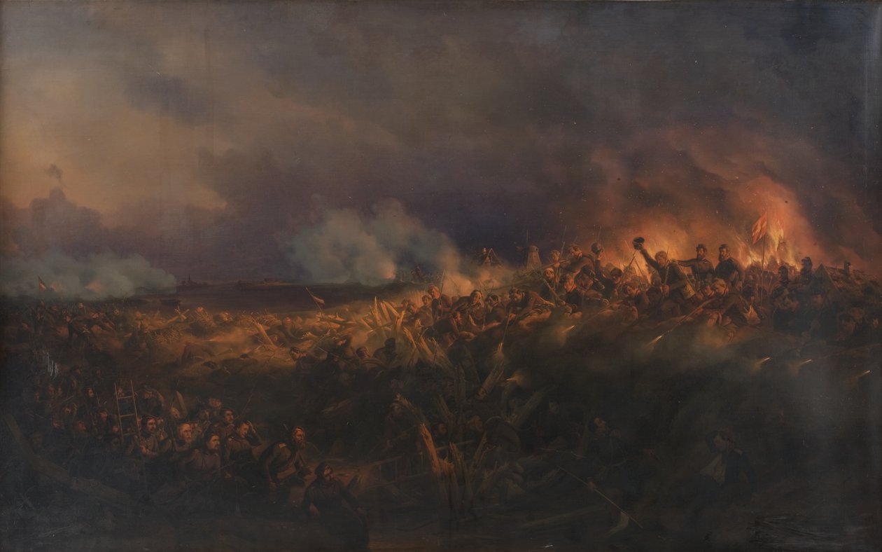 Stormen på Frederiksstad den 4. oktober 1850 af Niels Simonsen