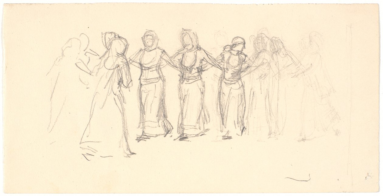Dansende græske kvinder af Niels Skovgaard