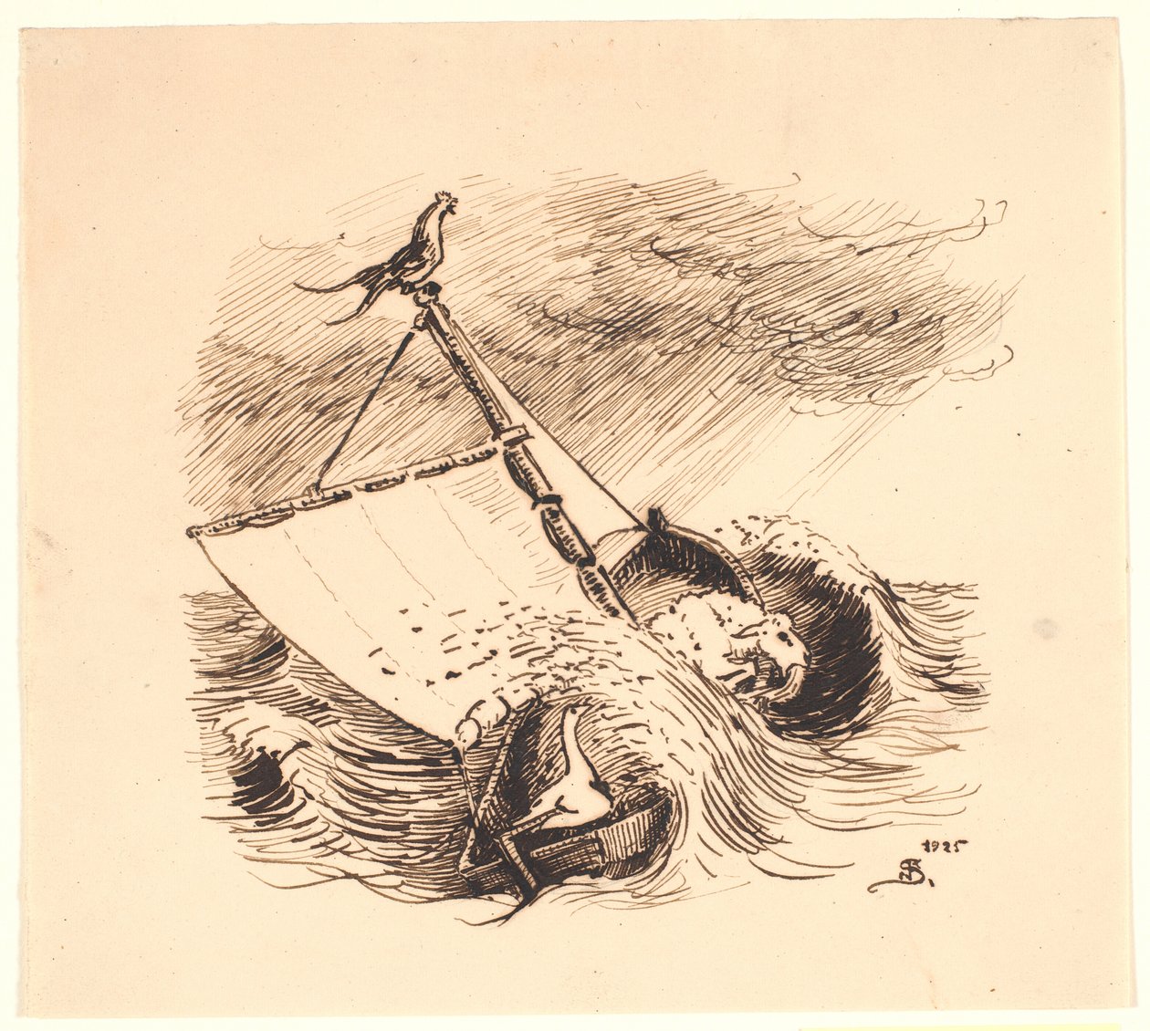 Dyrenes sørejse af Niels Skovgaard