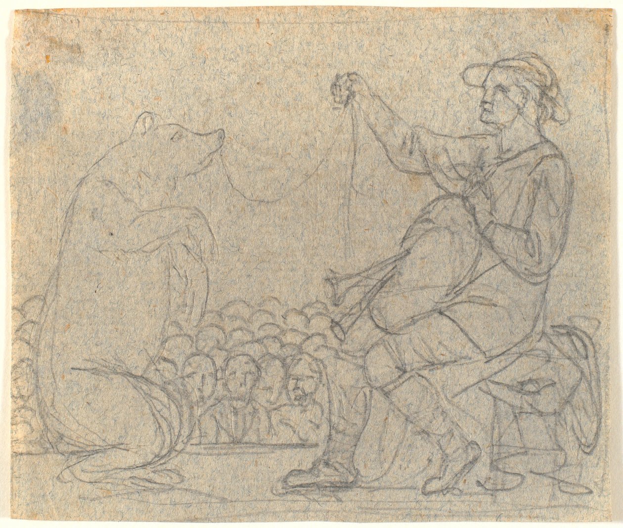 En bjørnetrækker og hans bjørn af Niels Skovgaard