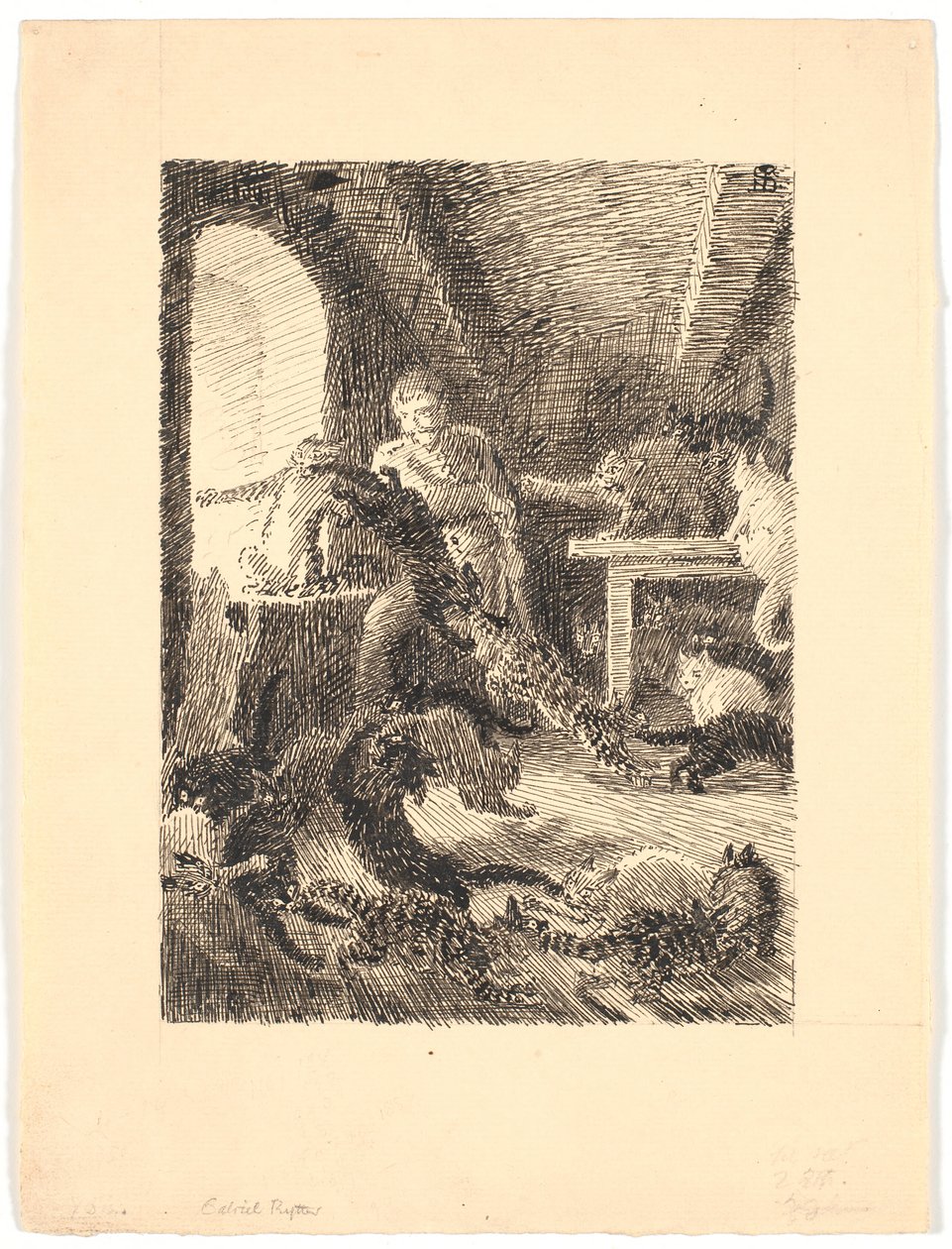 Gabriel rytter og Heksene af Niels Skovgaard