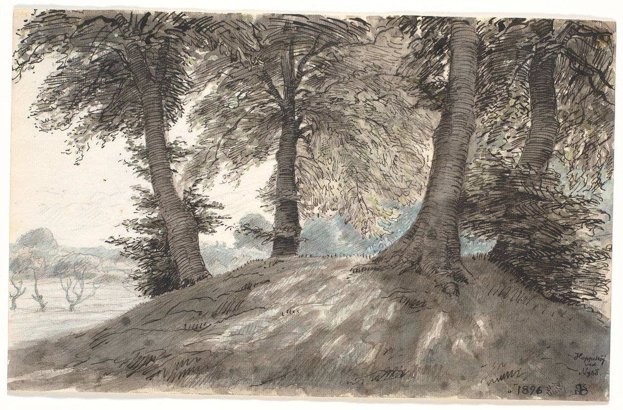 "Hoppehøj ved Nysø" af Niels Skovgaard