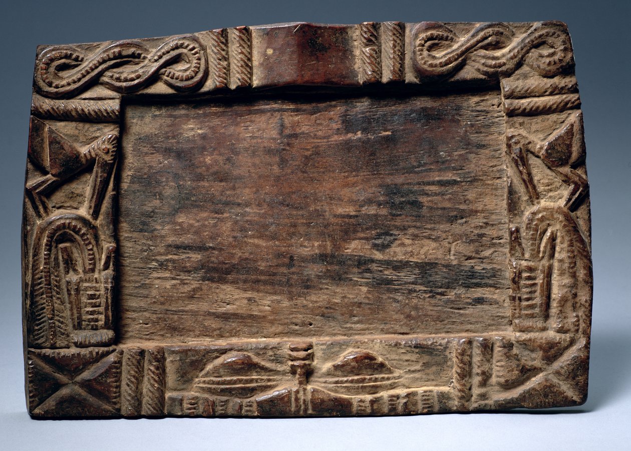 Opon Ifa Oracle Board, Yoruba Culture (træ) af Nigerian
