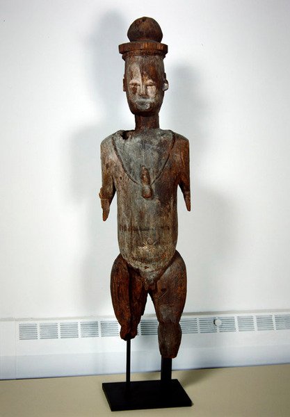 Mandsstatue, Urhobo (træ) af Nigerian