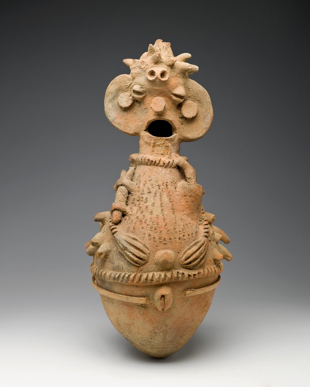 Fartøj til Kwandalha Healing Divination, 20. århundrede (terracotta) af Nigerian School
