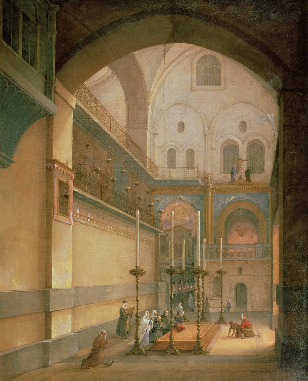 Gravkapellet i opstandelsetemplet i Jerusalem af Nikanor Grigor