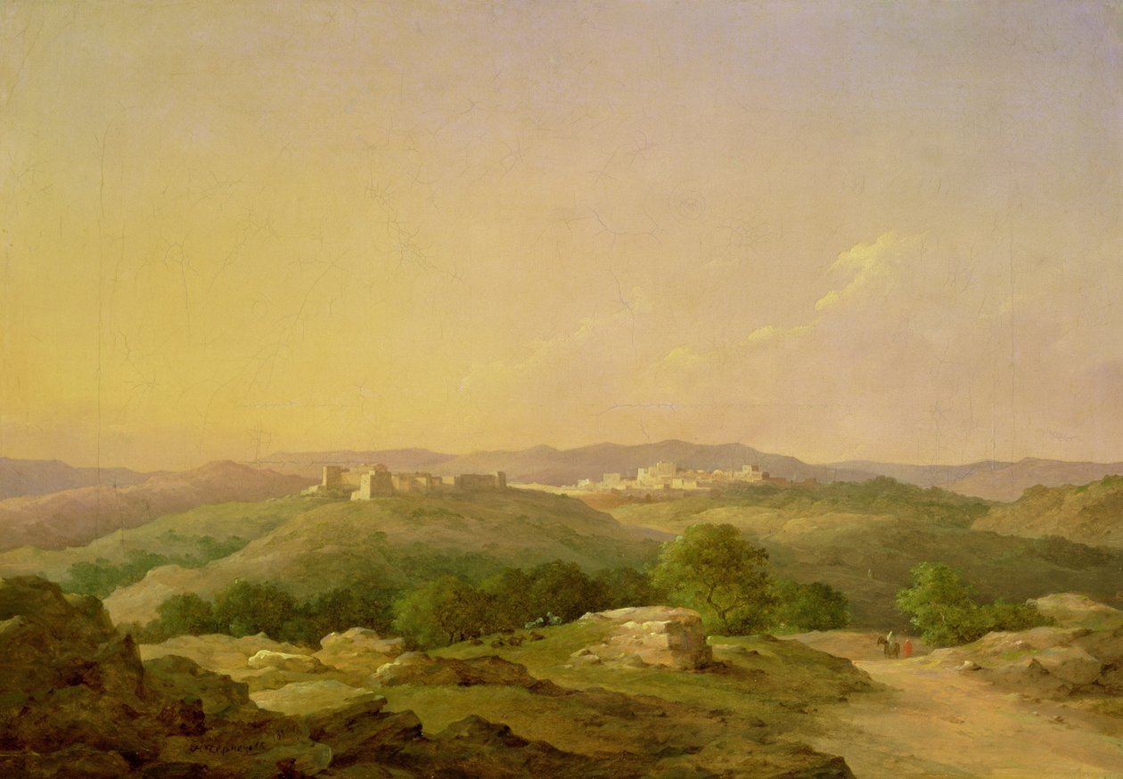 Udsigt over Betlehem, 1857 af Nikanor Grigor