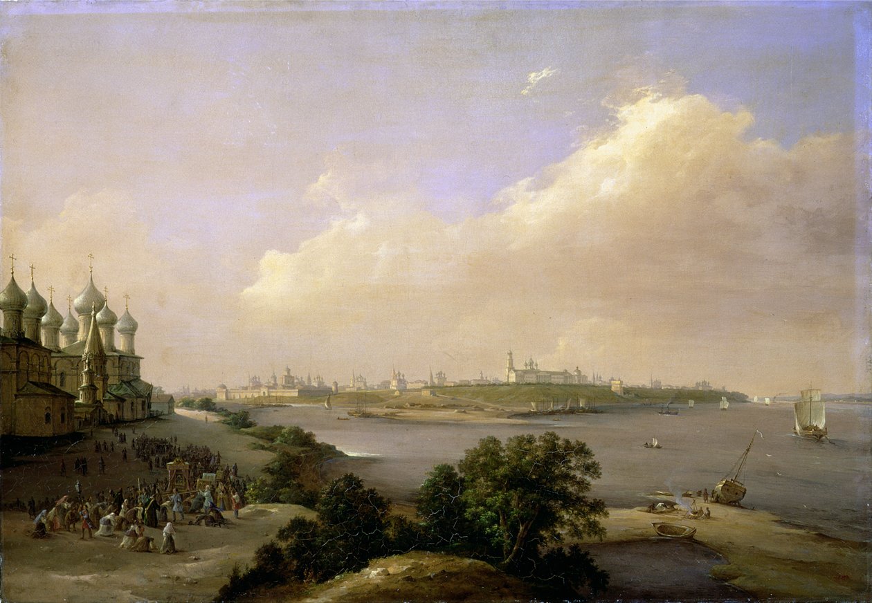 Udsigt over Yaroslavl, Rusland, 1860 af Nikanor Grigor