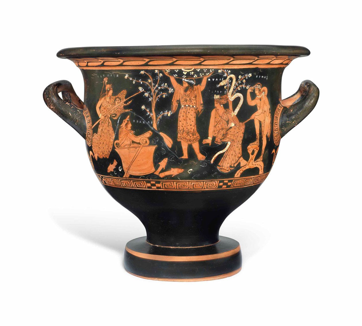 Attisk rødfiguret klokkekrater, ca. 410-400 f.Kr af Nikias Painter