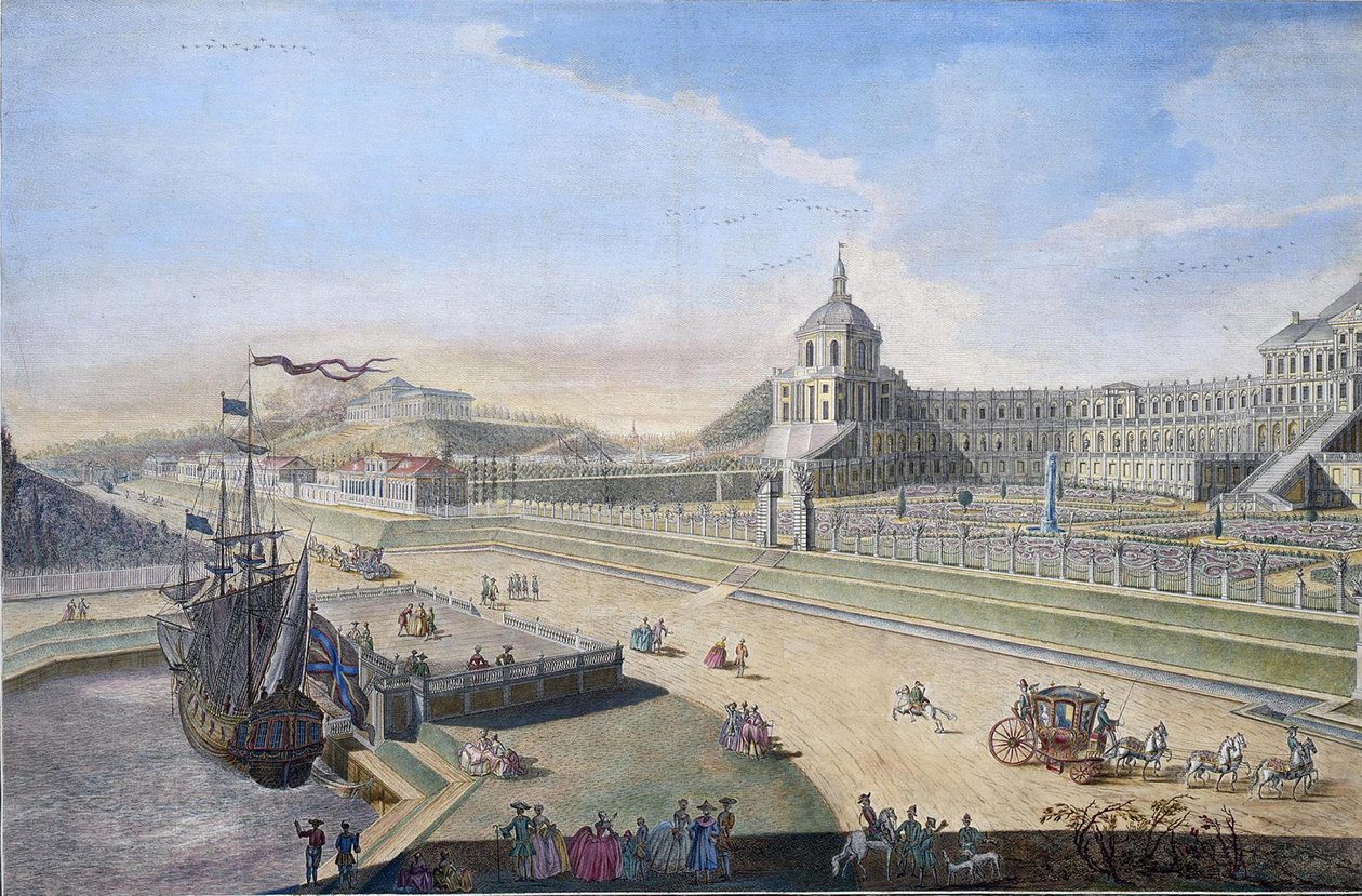 Udsigt over Oranienbaum, 1761 af Nikita Fyodorovich Chelnakov