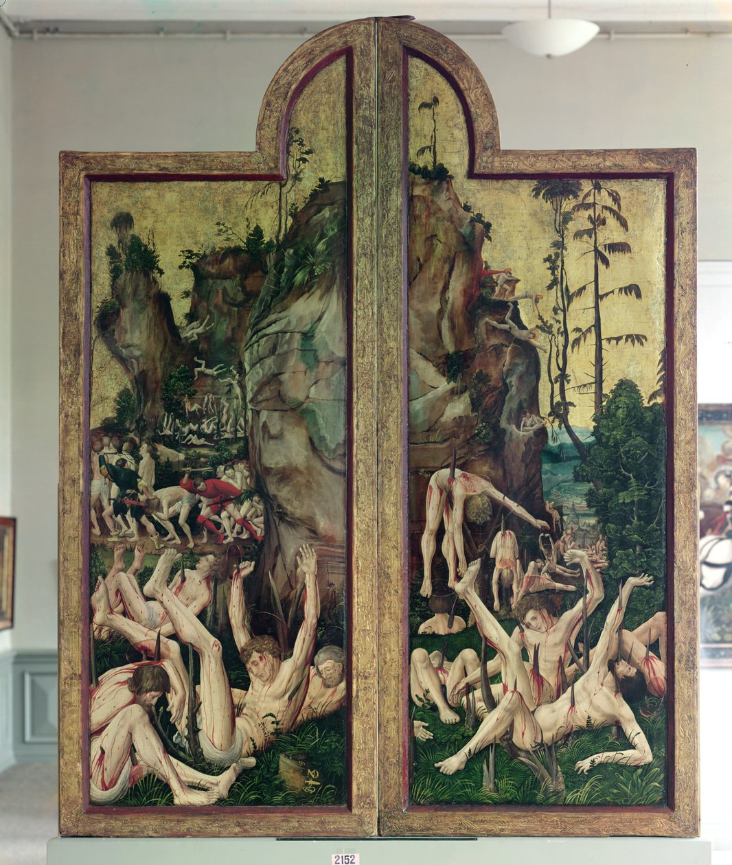 The Martyrdom of the Ten Thousand (panel) (se 197673 for detaljer) af Niklaus Manuel