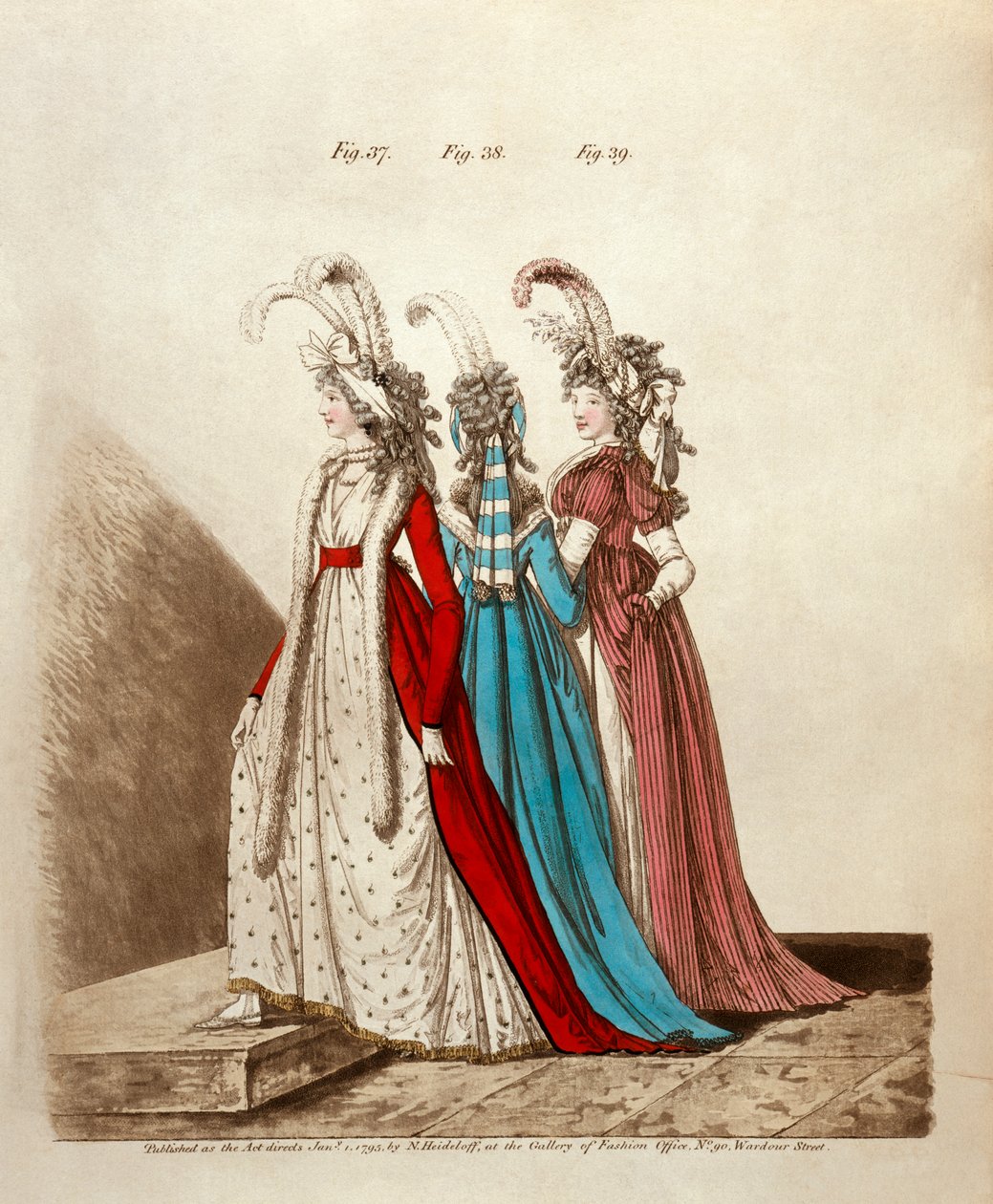 Eftermiddagskjoler, 1795 af Niklaus von Heideloff