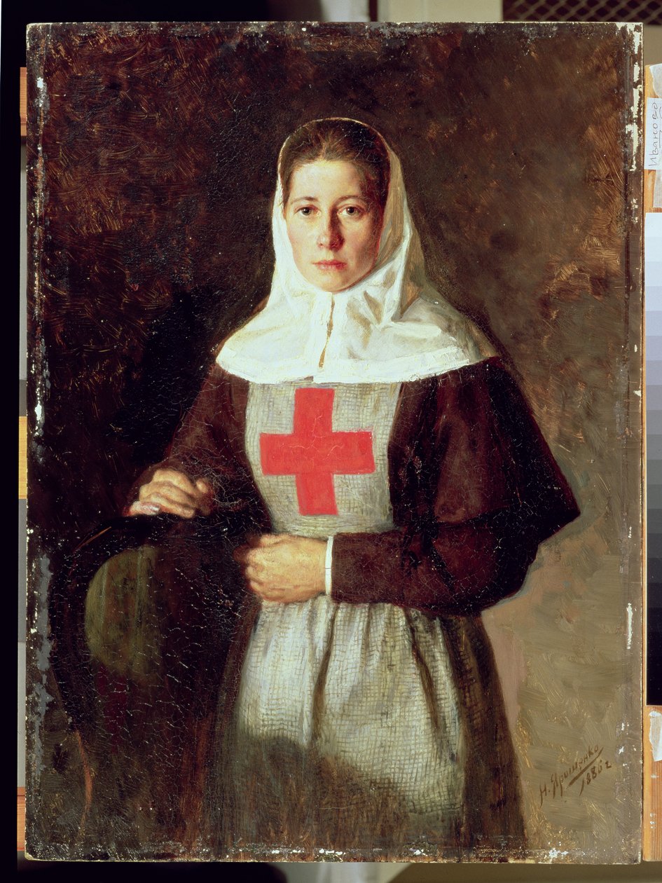 En sygeplejerske, 1886 af Nikolai Aleksandrovich Yaroshenko