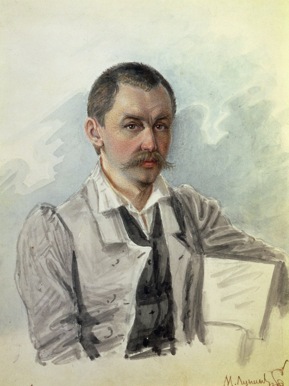 Portræt af M. Lunin (1787-1845) Peter Fængsel, 1836 af Nikolai Alexandrovich Bestuzhev