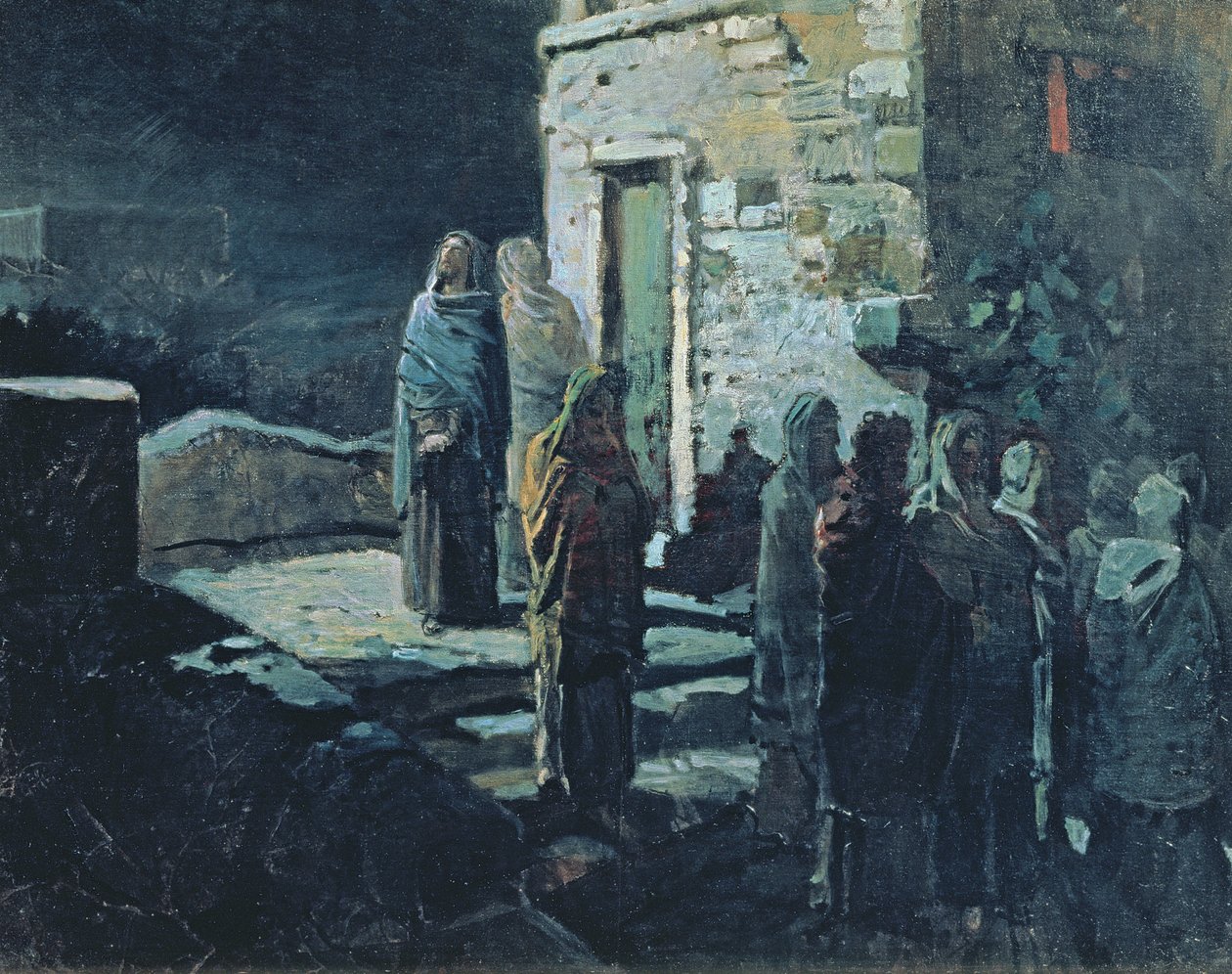 Kristus efter den sidste nadver i Getsemane, 1888 af Nikolai Nikolajevitch Gay