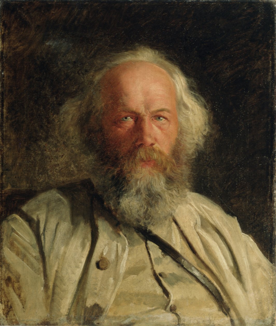 Portræt af Mikhail Alexandrovich Bakunin (1814-76) 1871 af Nikolai Nikolajevitch Gay