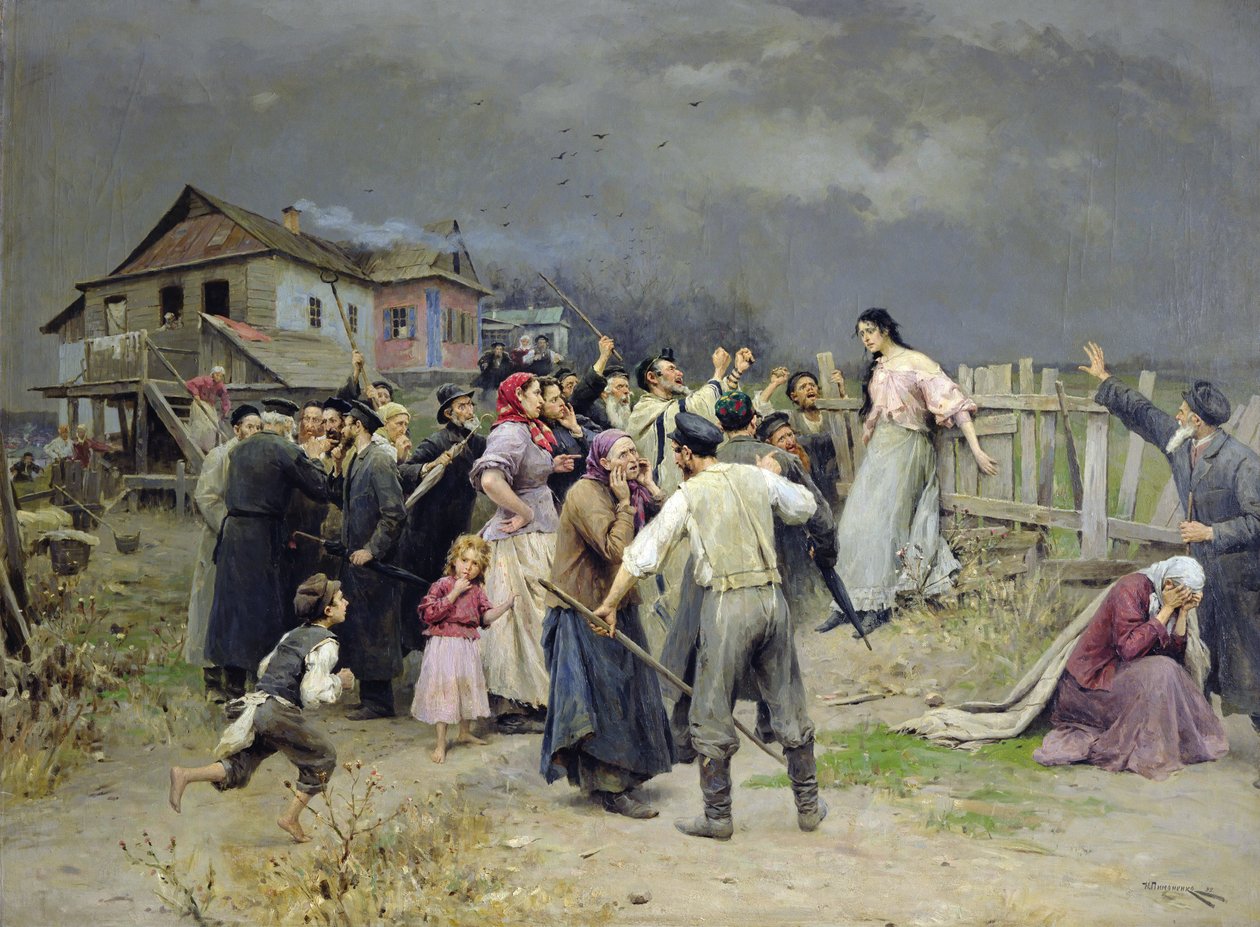 Et offer for fanatisme, 1899 af Nikolai Pimonenko