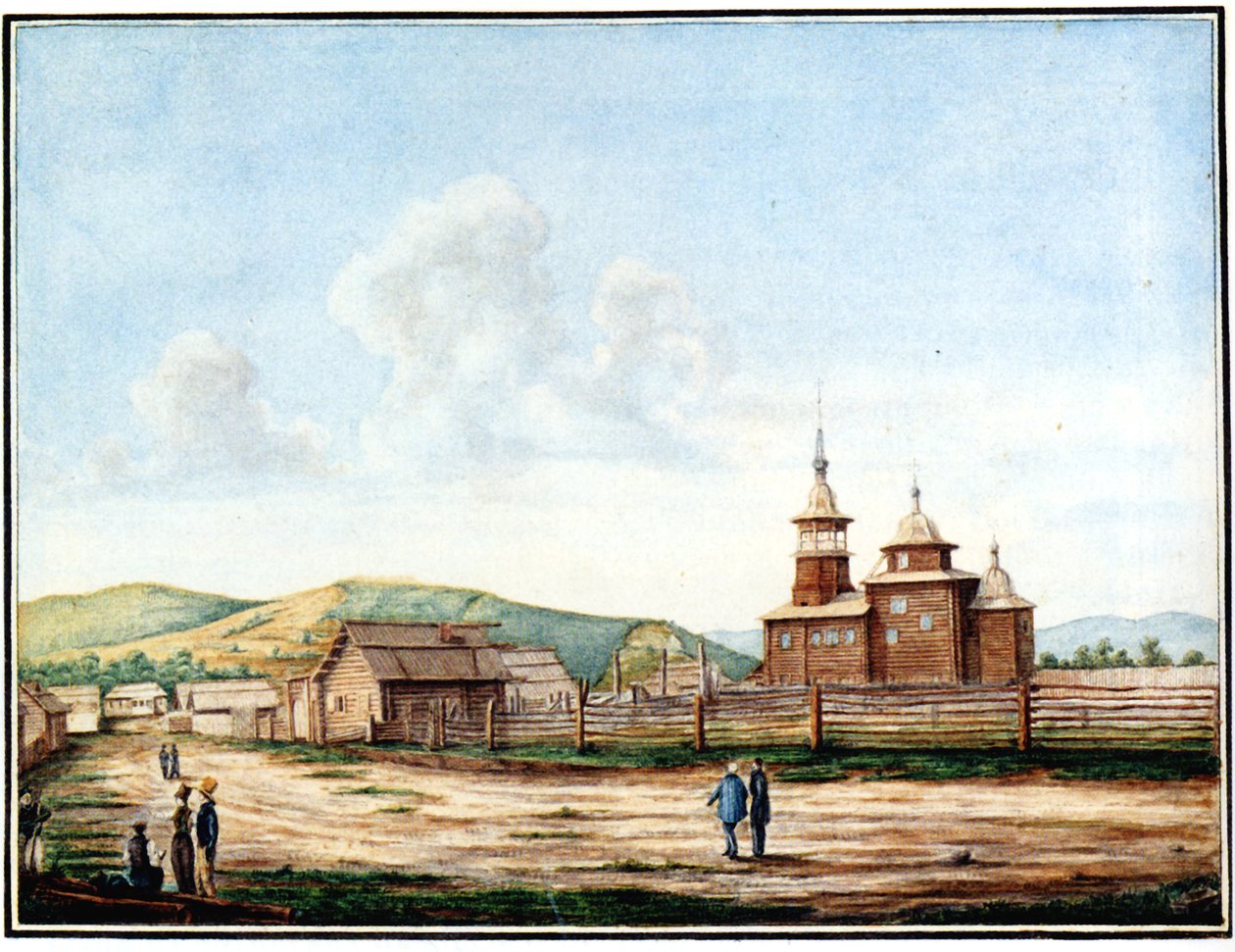 Kirke i Chita, 1829-1839 af Nikolai Alexandrovich Bestuzhev