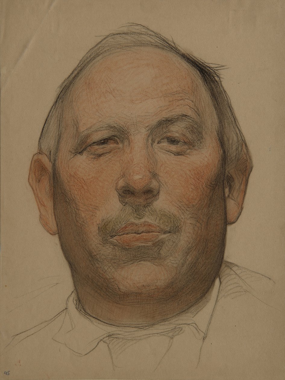 Portræt af Demyan Bedny 1883-1945, 1920