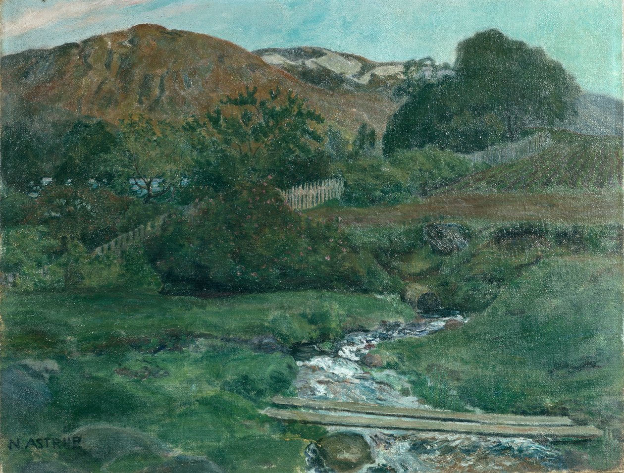 Lys juninat i Jolster, c.1907 af Nikolai Astrup