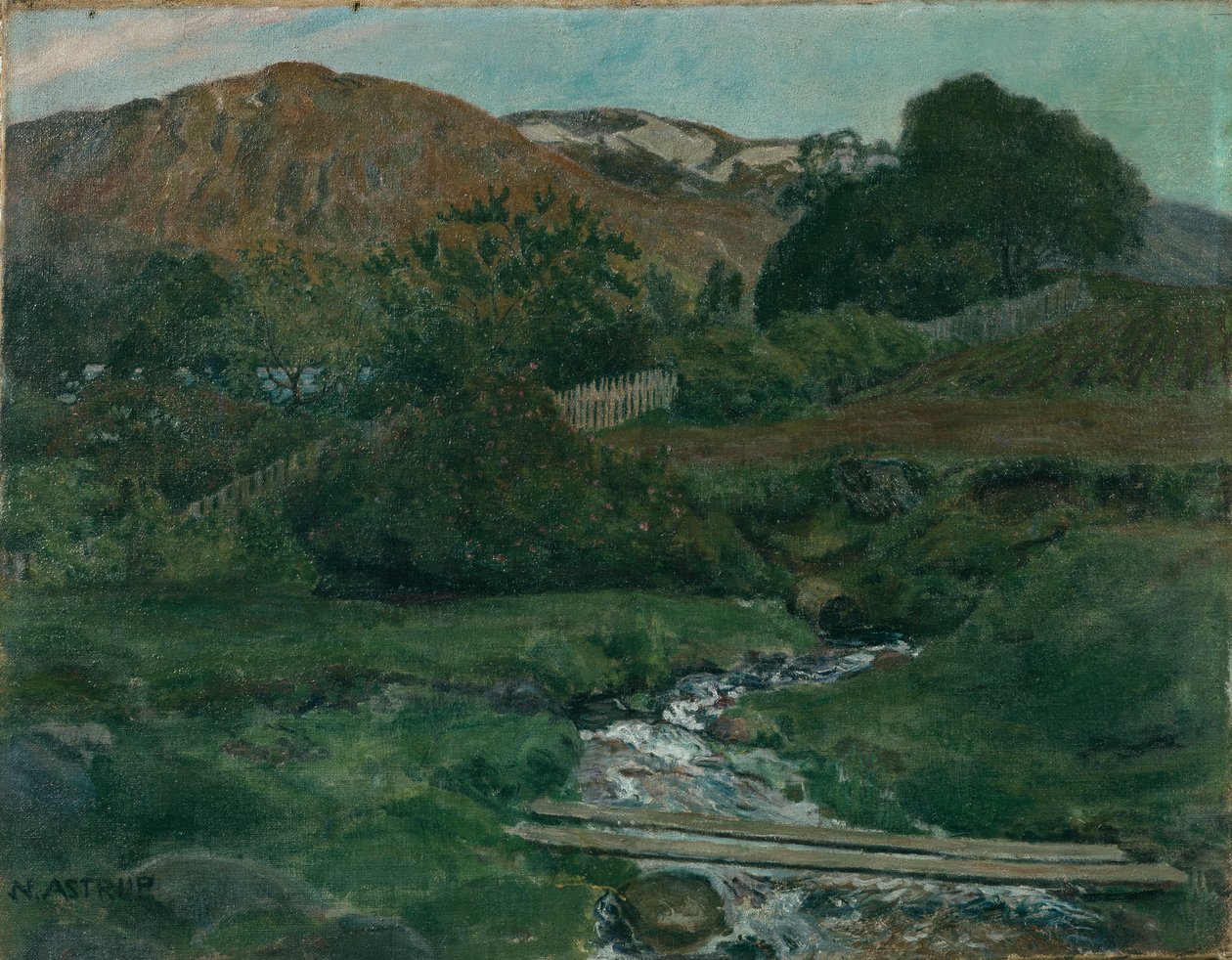 Lys nat i Jolster, ca. 1907 af Nikolai Astrup