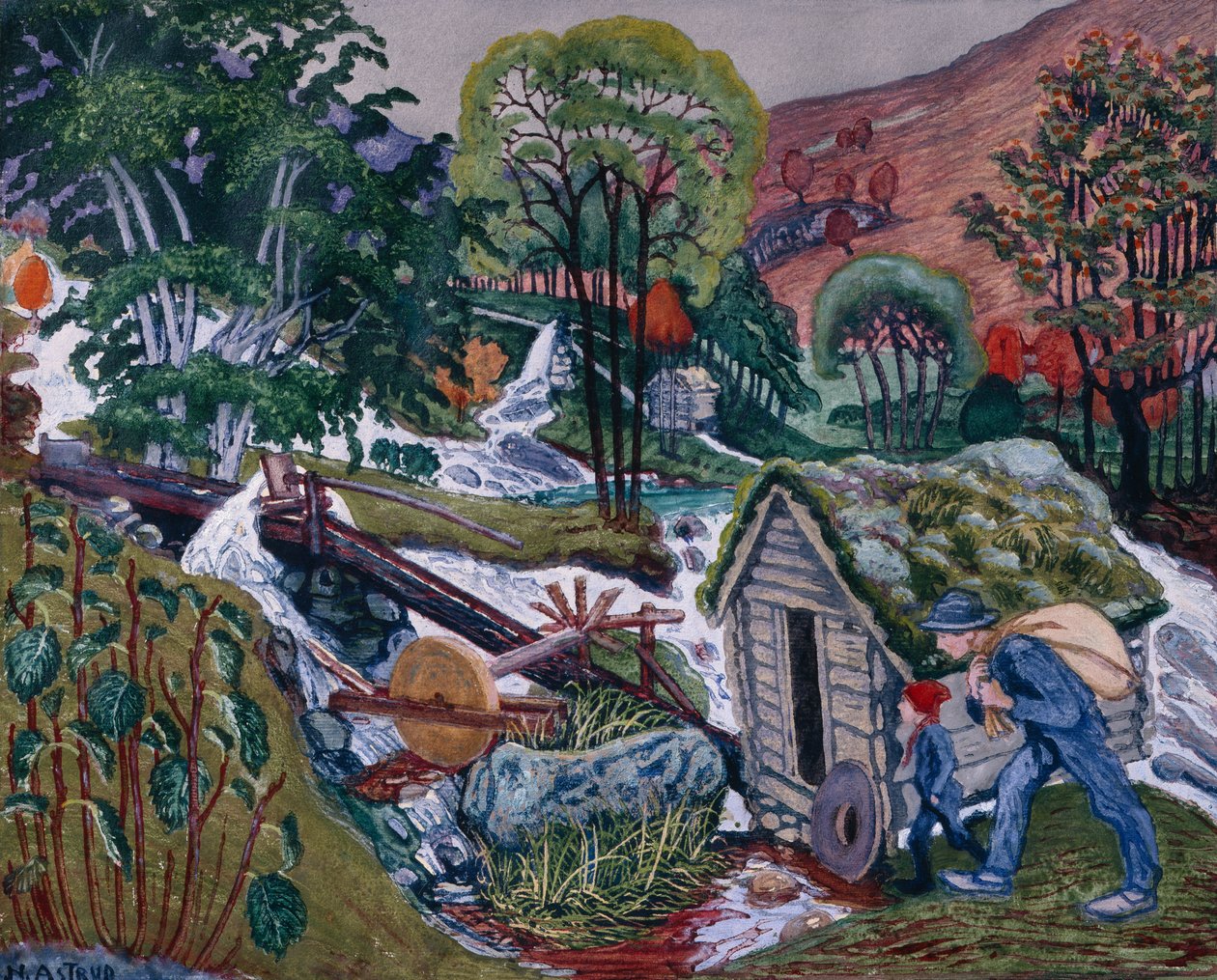 Kvinders gong af Nikolai Astrup