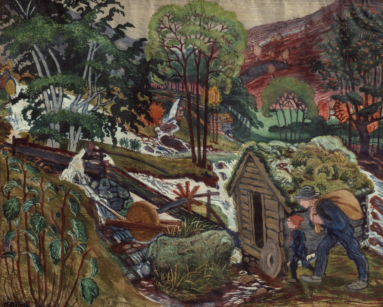 Kvennagongs vand af Nikolai Astrup