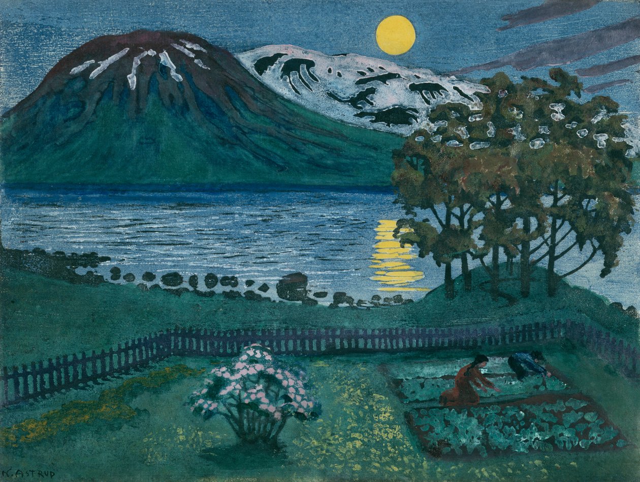 maj månen af Nikolai Astrup