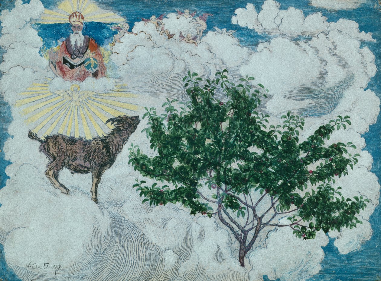 Geden der kom ind i paradis af Nikolai Astrup