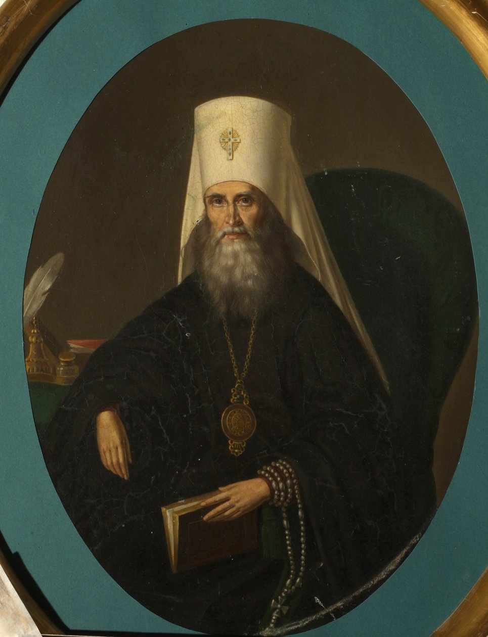 Portræt af Metropolitan Filaret i Moskva 1782-1867, 1860