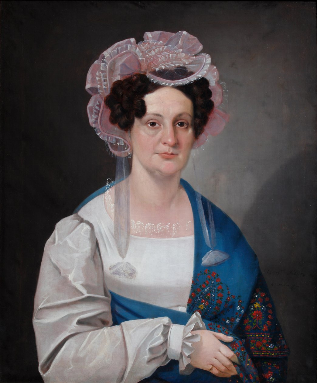 Portræt af Olga Matveevna Golovina, født Dashkova 1798-1840, 1828 af Nikolai Dmitrievich Mylnikov