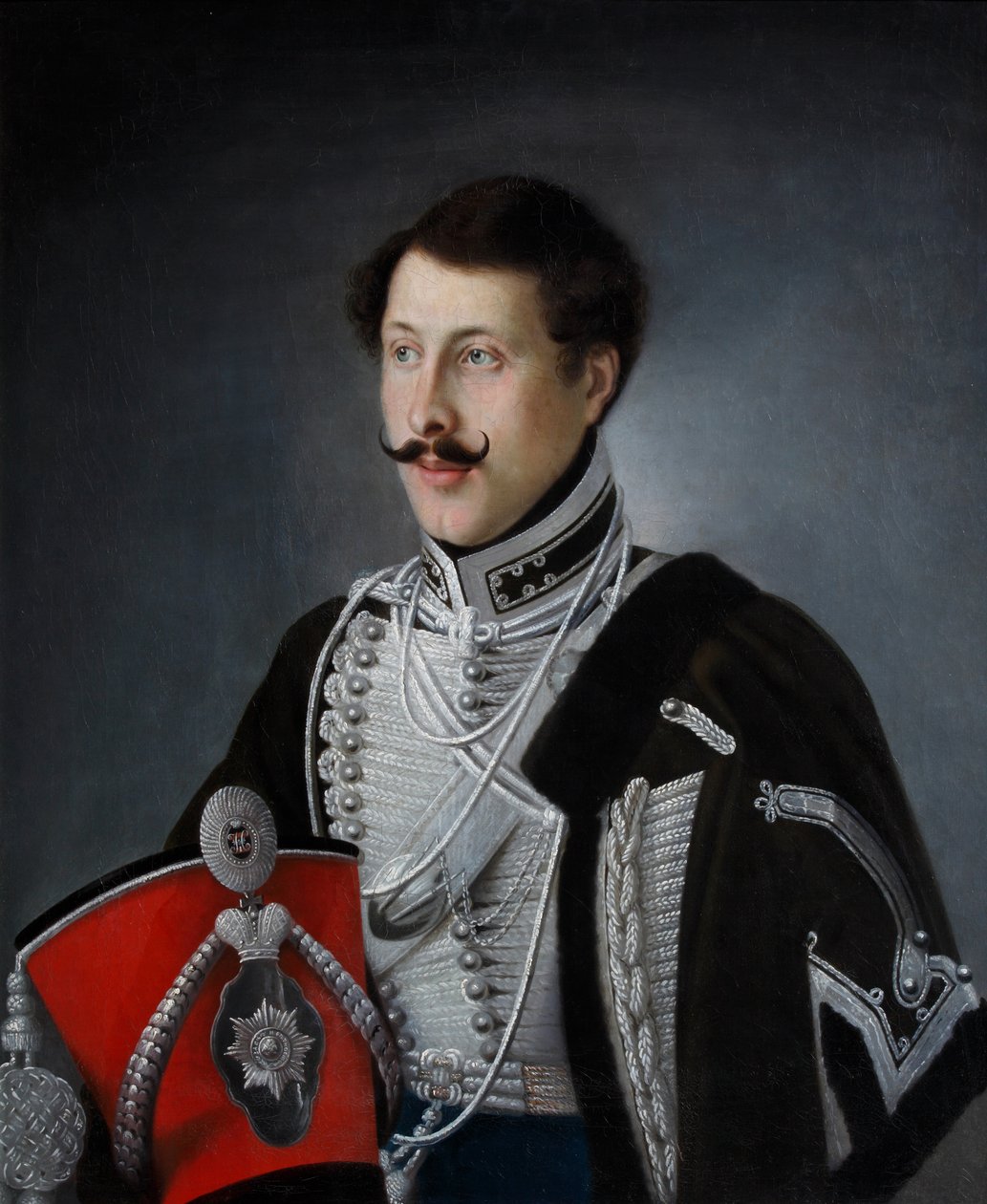 Portræt af Vasily Pavlovich Golovin 1805-1846, 1827 af Nikolai Dmitrievich Mylnikov