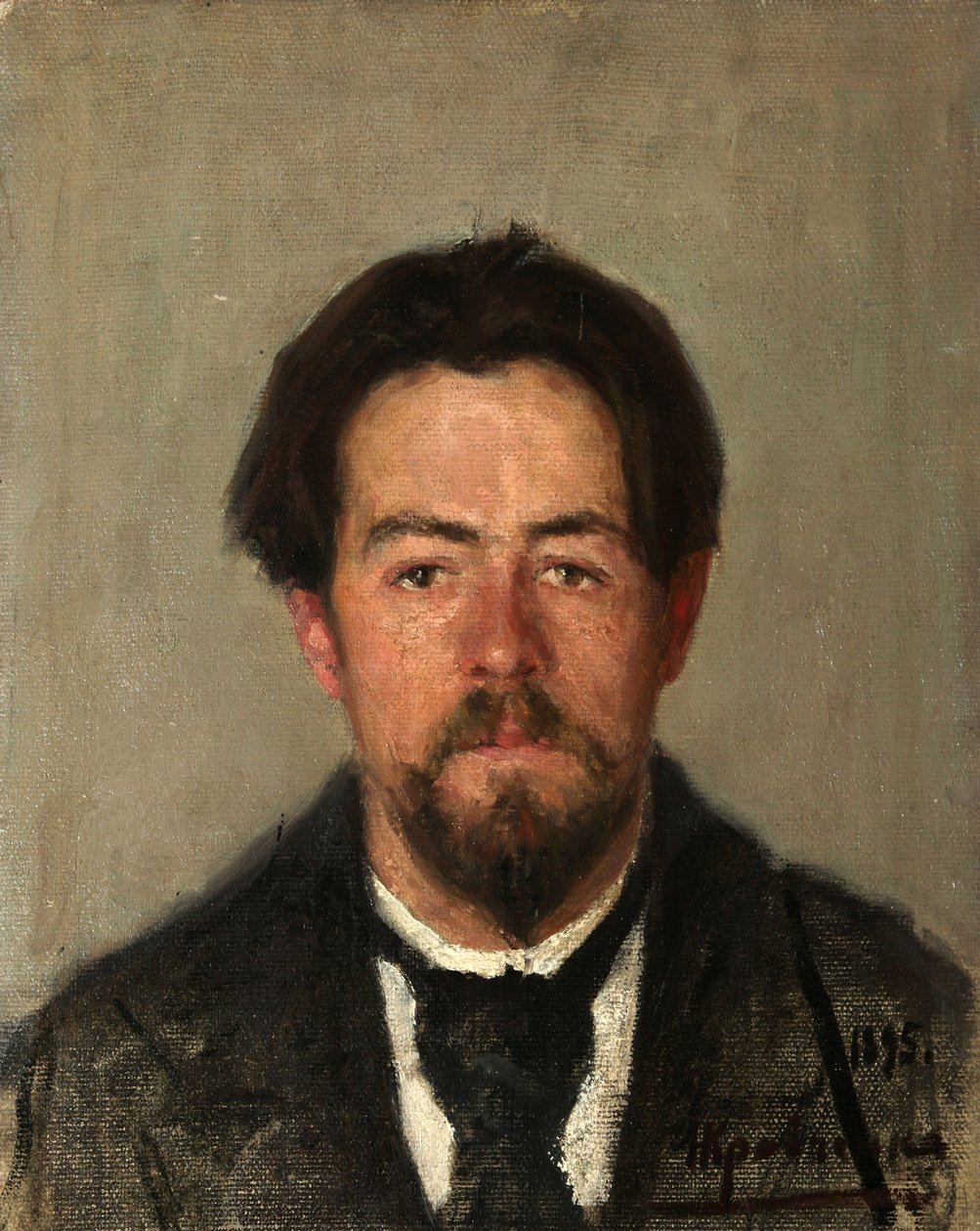 Portræt af forfatteren Anton Chekhov