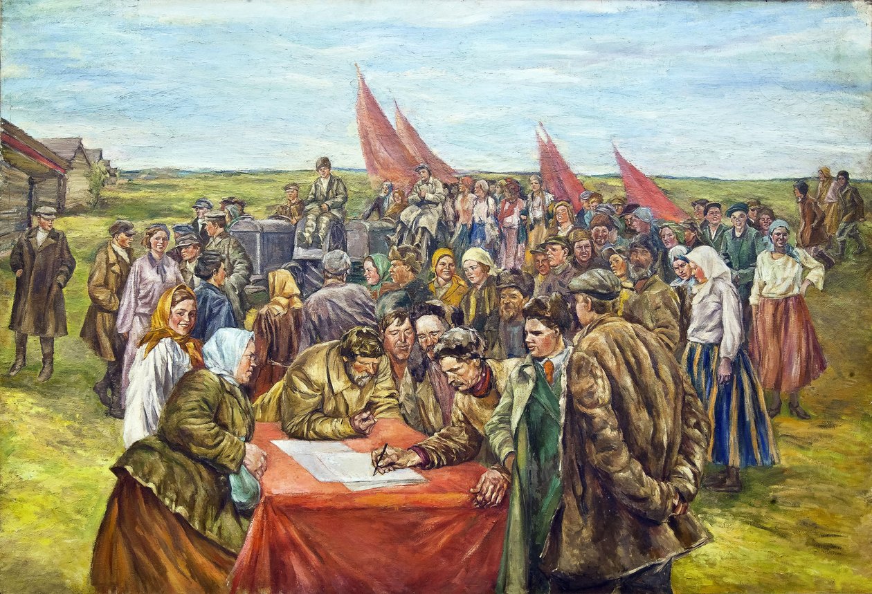 Underskrivelsen af statsobligationerne, midten af 1930