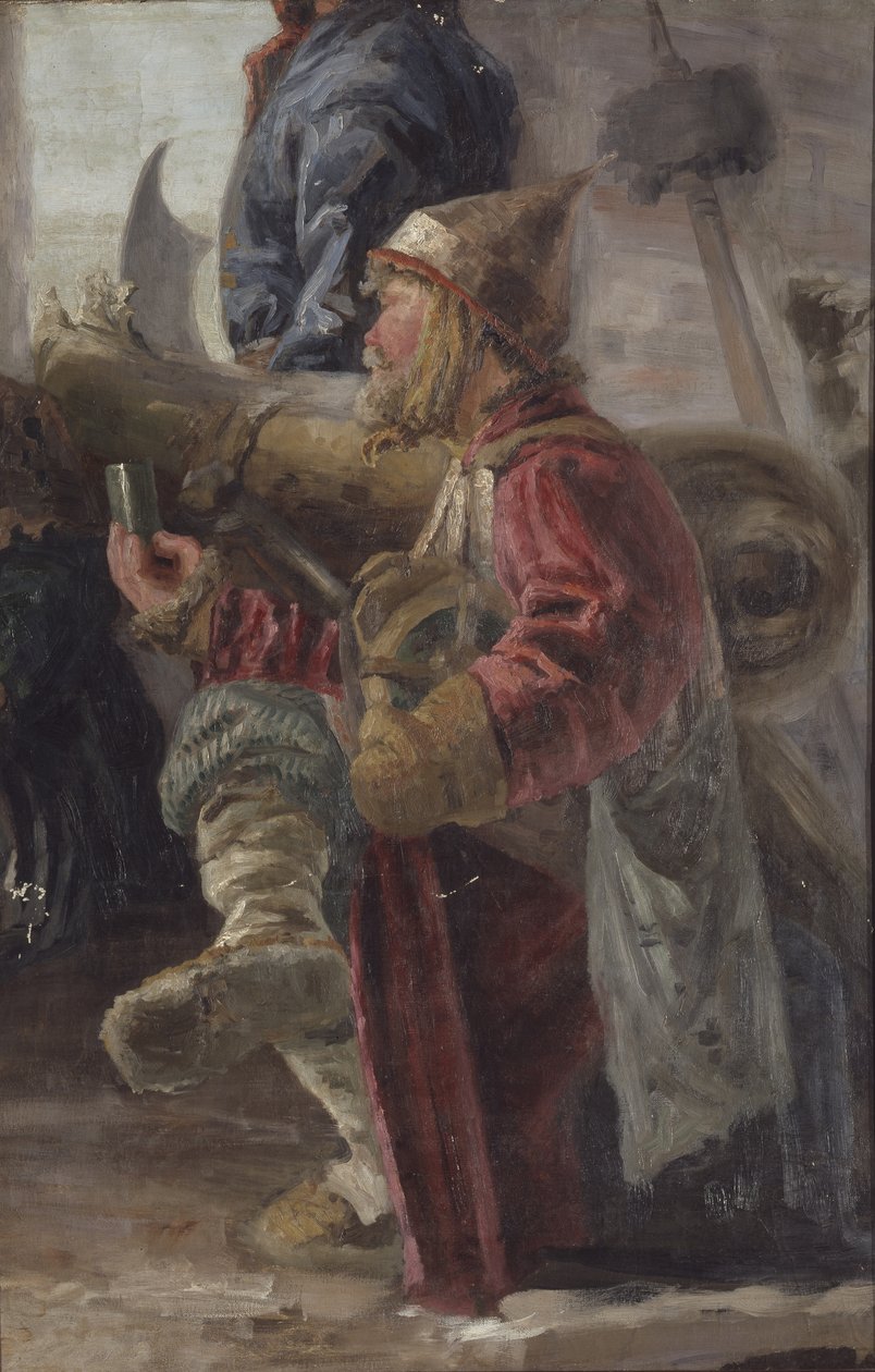 Cannoneer, 1894 af Nikolai Konstantinowitsch Roerich