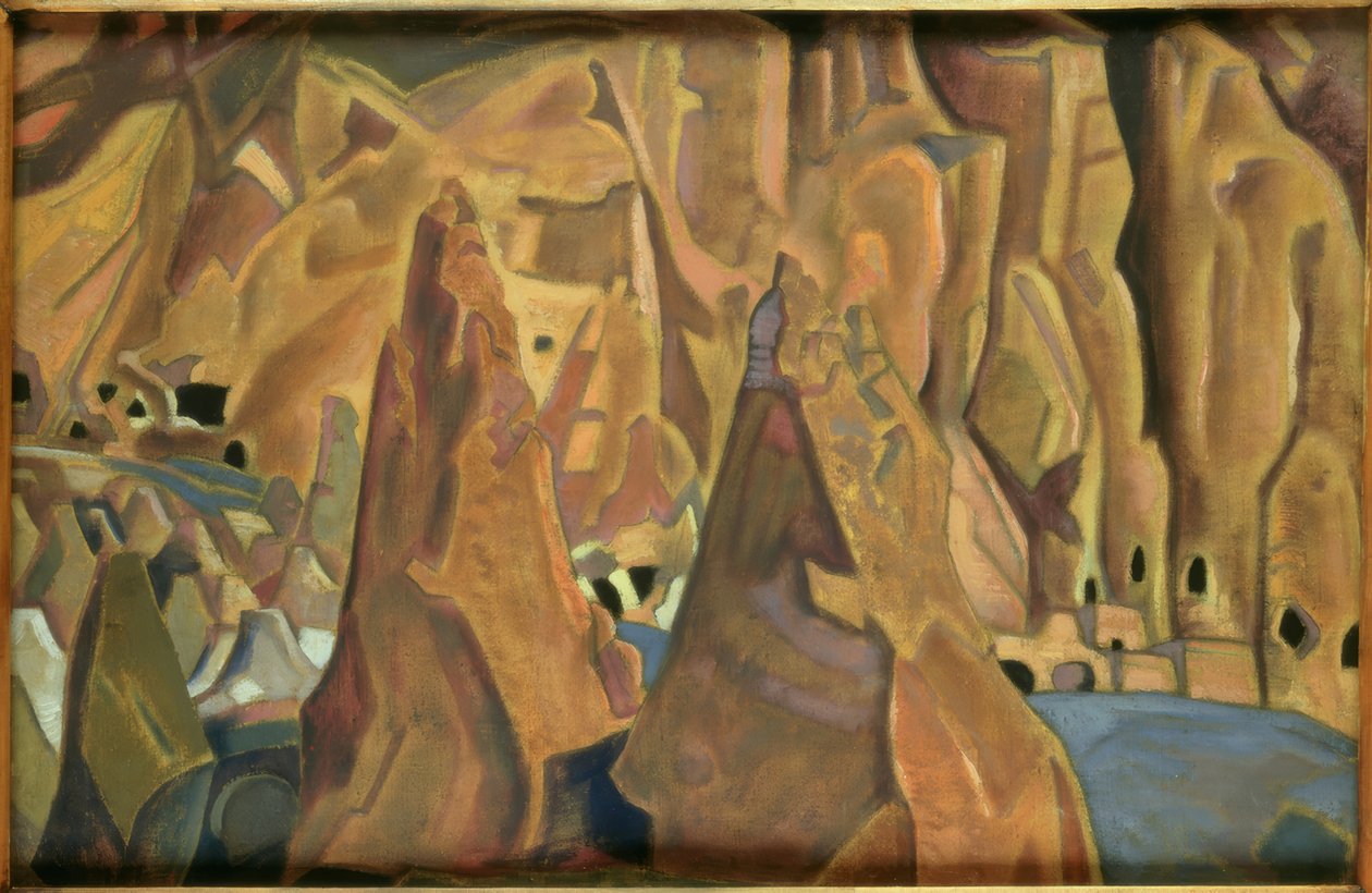 Carlsbad Caverns / maleri af N.K. Roerich af Nikolai Konstantinowitsch Roerich